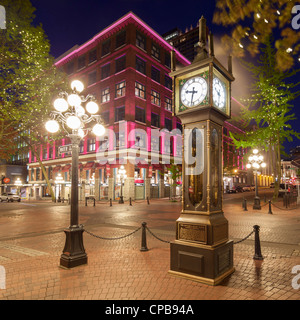 Steam Clock, Gastown, Vancouver Stockfoto