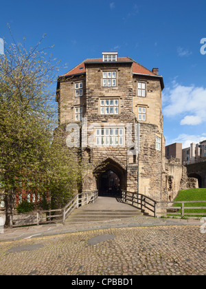 Schwarzes Tor, alte Newcastle Upon Tyne Stockfoto