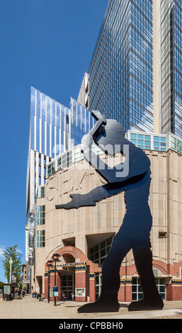 Hämmern Mann, Seattle Art Museum Stockfoto