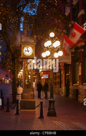 Steam Clock, Gastown, Vancouver Stockfoto