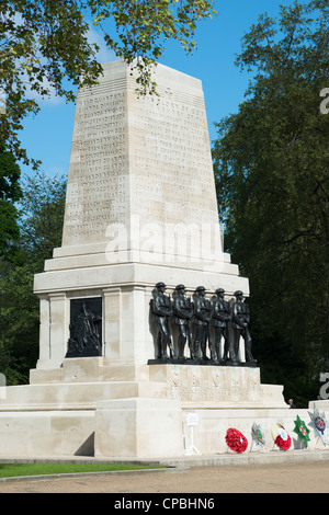 Die Wachen Memorial Horse Guard Road City von Westminster Central London England Großbritannien Stockfoto