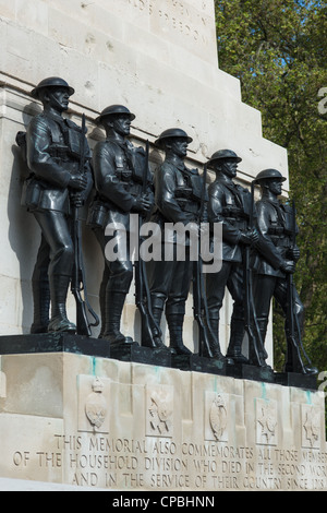 Die Wachen Memorial Horse Guard Road City von Westminster Central London England Großbritannien Stockfoto