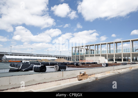 Bauarbeiten am Flughafen Berlin Brandenburg (BER) - Berlin, Deutschland, Europa Stockfoto