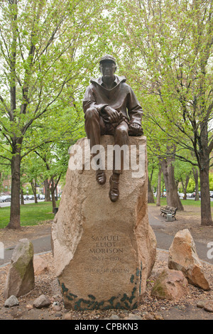 Samuel Eliot Morison Statue in Boston MA Stockfoto