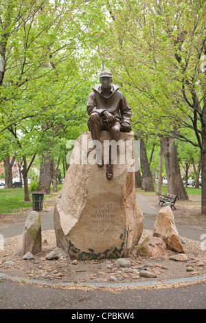 Samuel Eliot Morison Statue in Boston MA Stockfoto