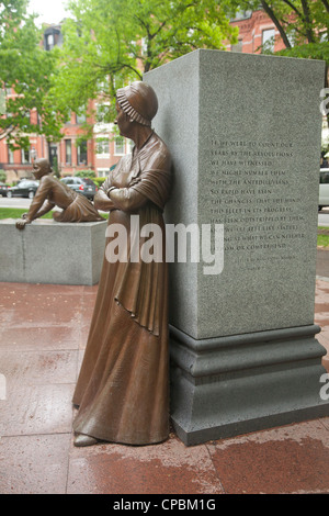 Abigail Adams-Statue in der Boston Frauen Memorial Stockfoto