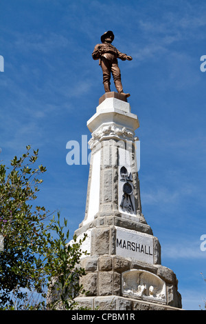 James W Marshall Denkmal Marshall gold Entdeckerpark Coloma California Stockfoto