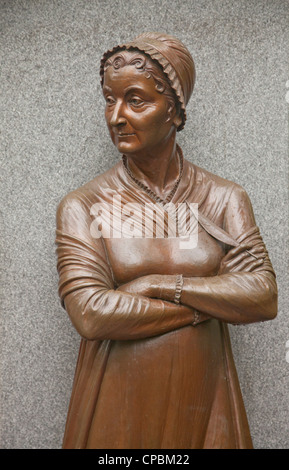 Abigail Adams-Statue in der Boston Frauen Memorial Stockfoto