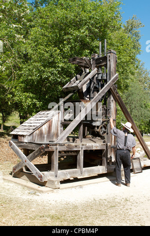 Kalifornien Stempel Mühle Marshall Gold Entdeckung Coloma. Stockfoto