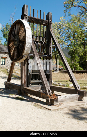 Kalifornien Stempel Mühle Marshall Gold Entdeckung Coloma. Stockfoto