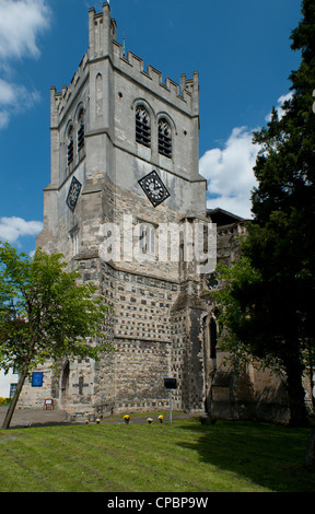 Waltham Abbey Church, Essex, England. Mai 2012. Stockfoto