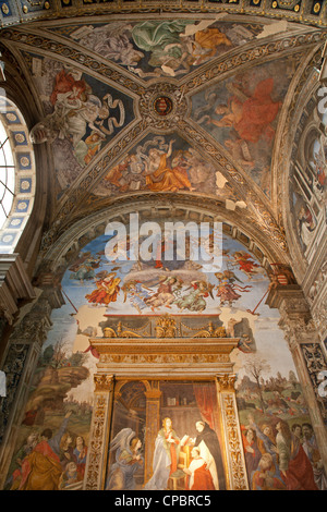 Rom - Fresko - Kapelle von Santa Maria Sopra Minerva Kirche Stockfoto