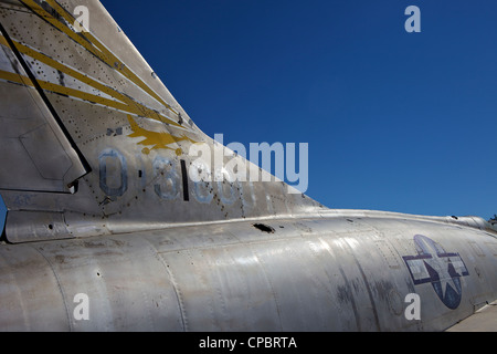 Jet im historischen Museum Tucumcari, Tucumcari, New Mexico, USA Stockfoto