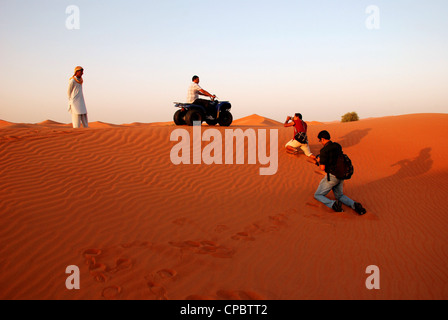 Desert Safari Dubai (Dune bashing) Stockfoto