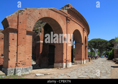 Italien Latium Ostia Antica, Theatereingang Stockfoto