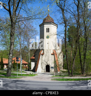 Ehemalige Kirche von Pritzen, umgebaut in Spremberg, Niederlausitz, Brandenburg, Deutschland, Europa Stockfoto