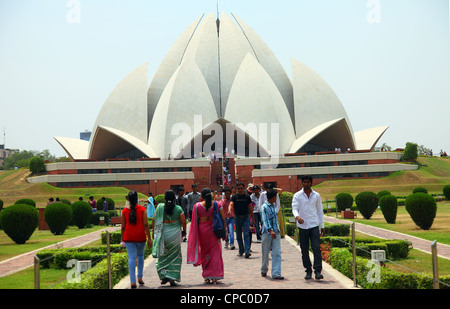 Baha'i­ Lotus Tempel, Neu Delhi, Indien Stockfoto