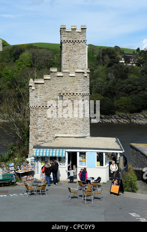 Die Burg Tee Zimmer Dartmouth Devon England Stockfoto