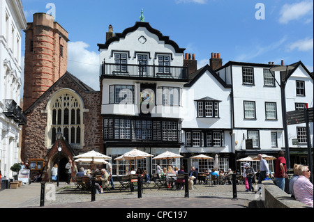 Mols Kaffeehaus in Kathedrale nahe Exeter Devon Uk Stockfoto