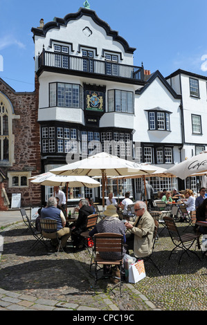 Mols Kaffeehaus in Kathedrale nahe Exeter Devon Uk Stockfoto