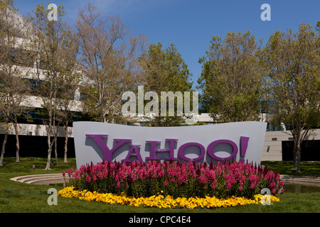 Yahoo-Hauptquartier in Sunnyvale, Kalifornien Stockfoto