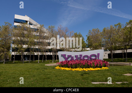 Yahoo-Hauptquartier in Sunnyvale, Kalifornien Stockfoto