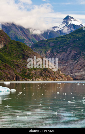 schöne Alaska-Wasser und Berge Stockfoto