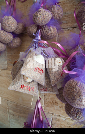 Lavendel im Souvenir-Shop Stari Grad Hvar Island Kroatien Europas Stockfoto