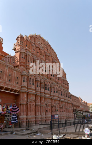 Stadtschloss, Jaipur, umfasst die Chandra Mahal und Mubarak Mahal Paläste ist eine Schlossanlage in Jaipur Stockfoto