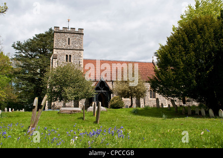 Str. Mary die Jungfrau Kirche, Hedgerley, Buckinghamshire, England, UK Stockfoto