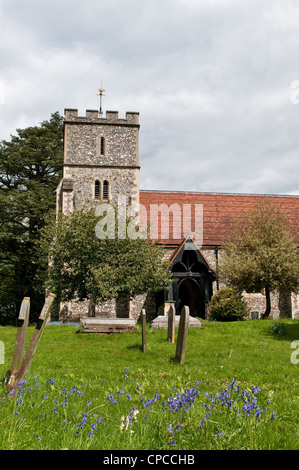 Str. Mary die Jungfrau Kirche, Hedgerley, Buckinghamshire, England, UK Stockfoto