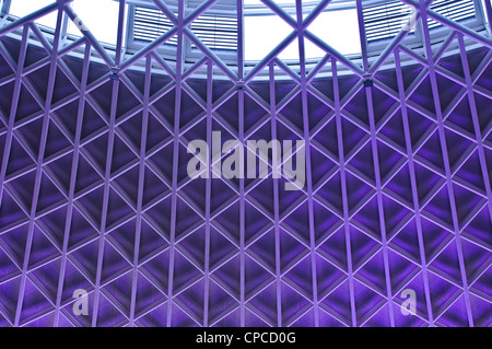 Das neue Dach der Kings Cross Station, London Stockfoto