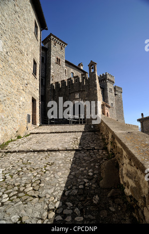 Italien, Latium, Collalto Sabino, Schloss, Castello Soderini Stockfoto