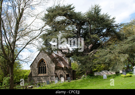 Str. Mary die Jungfrau Kirche, Hedgerley, Buckinghamshire, England, UK Stockfoto