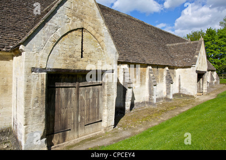 Zehntscheune in Bradford Upon-Avon in Wiltshire, England. Stockfoto