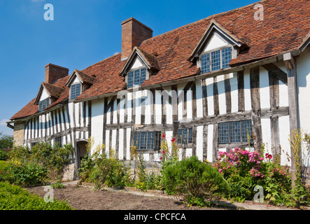 Mary Arden's House oder Mary Ardens Bauernhaus von Mary Shakespeare Mutter von William in Wilmcote Stratford upon Avon Warwickshire England GB Europe Stockfoto