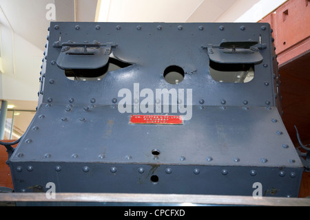 Ersten Weltkrieg Nummer 1 Lincoln Machine. Tank war ein Prototyp-Entwicklung-Fahrzeug im WWI The Tank Museum in Bovington Dorset UK Stockfoto