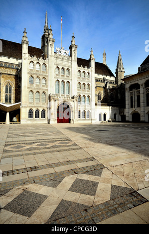 Außenseite der Guildhall, City of London Stockfoto