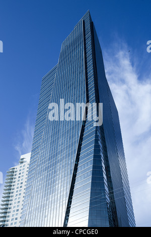 Hochhaus am Brickell Bezirk, Miami, Florida, USA Stockfoto