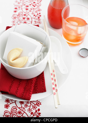 Essen auf Chinesisch herausnehmen box Stockfoto