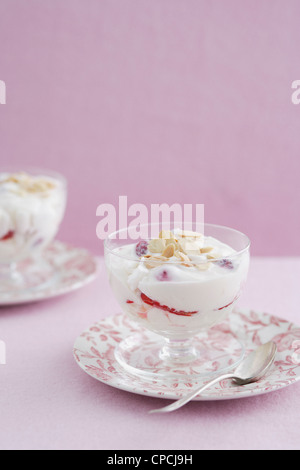 Nahaufnahme von Schüssel mit Vanille Narr Stockfoto