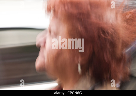 ältere Frau Gesicht Porträt Stockfoto