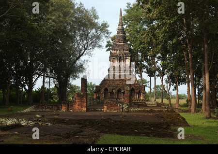 Elk208-5281 Thailand, Chiang Saen, Wat Pa Sak Stockfoto