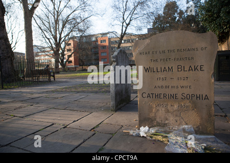 William Blakes Grab East London Stockfoto