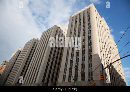 Criminal Courts Gebäude bei 100 Centre Street in Manhattan, New York City Stockfoto