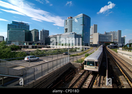 UNO-City, Wien, Österreich, Europa Stockfoto