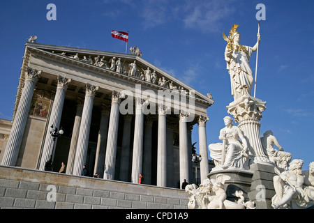 Parlament, Wien, Österreich, Europa Stockfoto