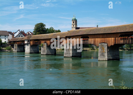 Alte Rheinbrücke, schlechte Auskaufsvertrages, Schwarzwald, Baden-Württemberg, Deutschland, Europa Stockfoto