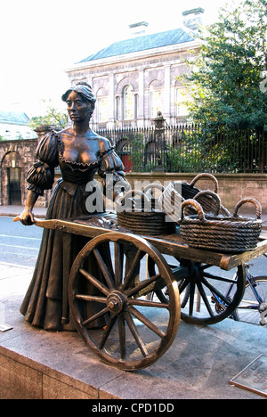 Molly Malone Statue, Grafton Street, Dublin, Republik Irland, Europa Stockfoto