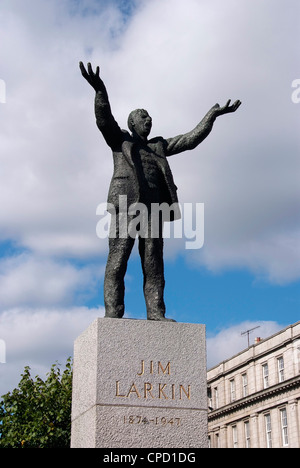 Jim Larkin Denkmal, O' Connell Street, Dublin, Republik Irland, Europa Stockfoto